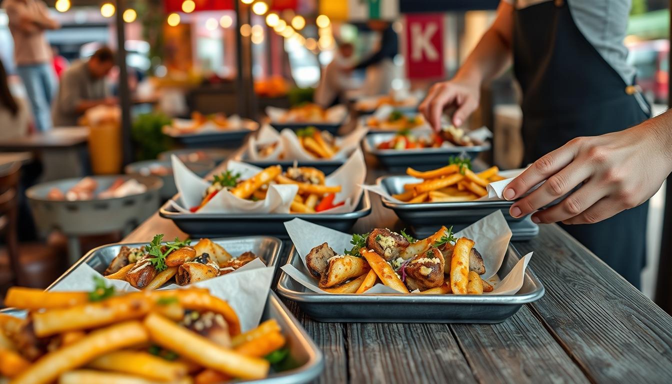 Measured baking ingredients prepared on a counter