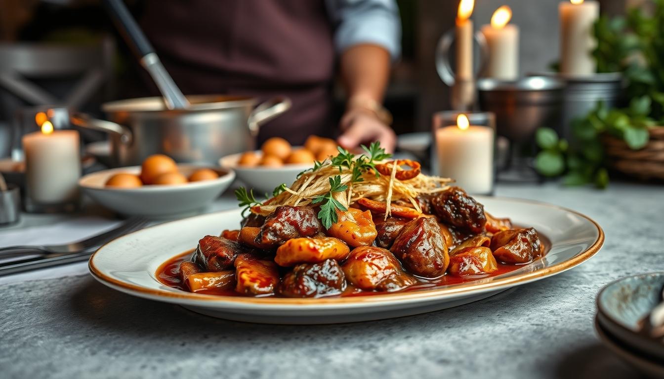 Freshly baked homemade cake in a kitchen setting